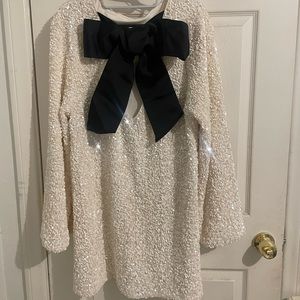 H&M Bow Sequined Dress